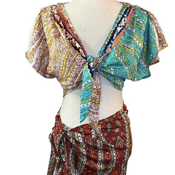 Anthropologie 2 Piece Wrap Cover Up Set | Size S - Picture 6 of 9